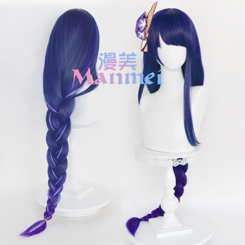 Manmei original thunder and lightning general god cos wig rice wife city silicone simulation scalp top Gabon bold twist braid