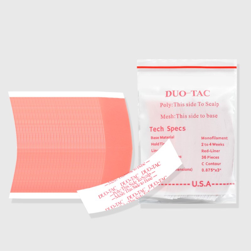 Duo-Tac anti-sweat double super glue, weaving hair replacement wig double-sided adhesive film replacement red glue