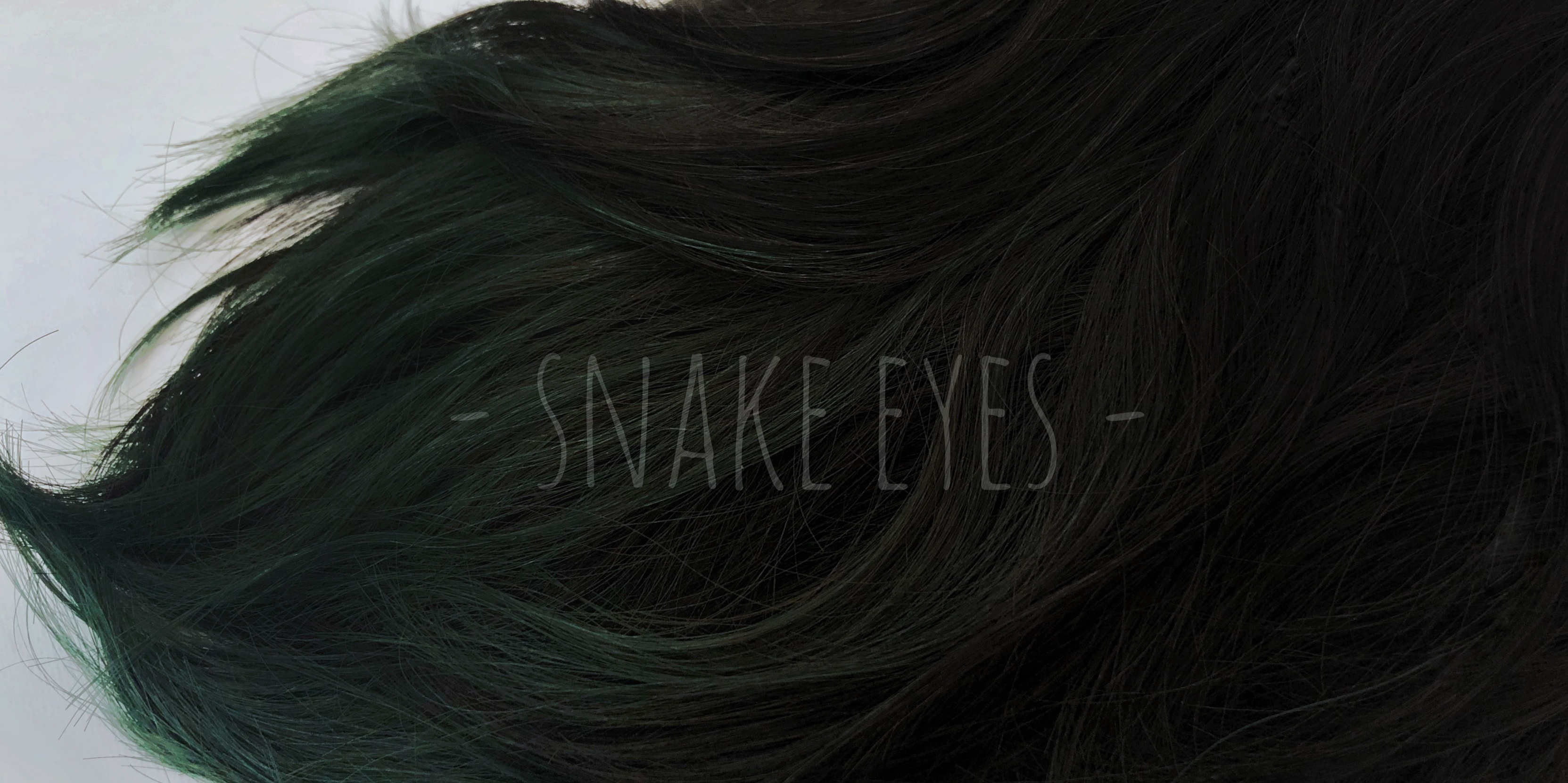 Snake Eye 2.0 Polaris dark green fake hair Ji hair Lolita wig full headgear princess cut cos female go out